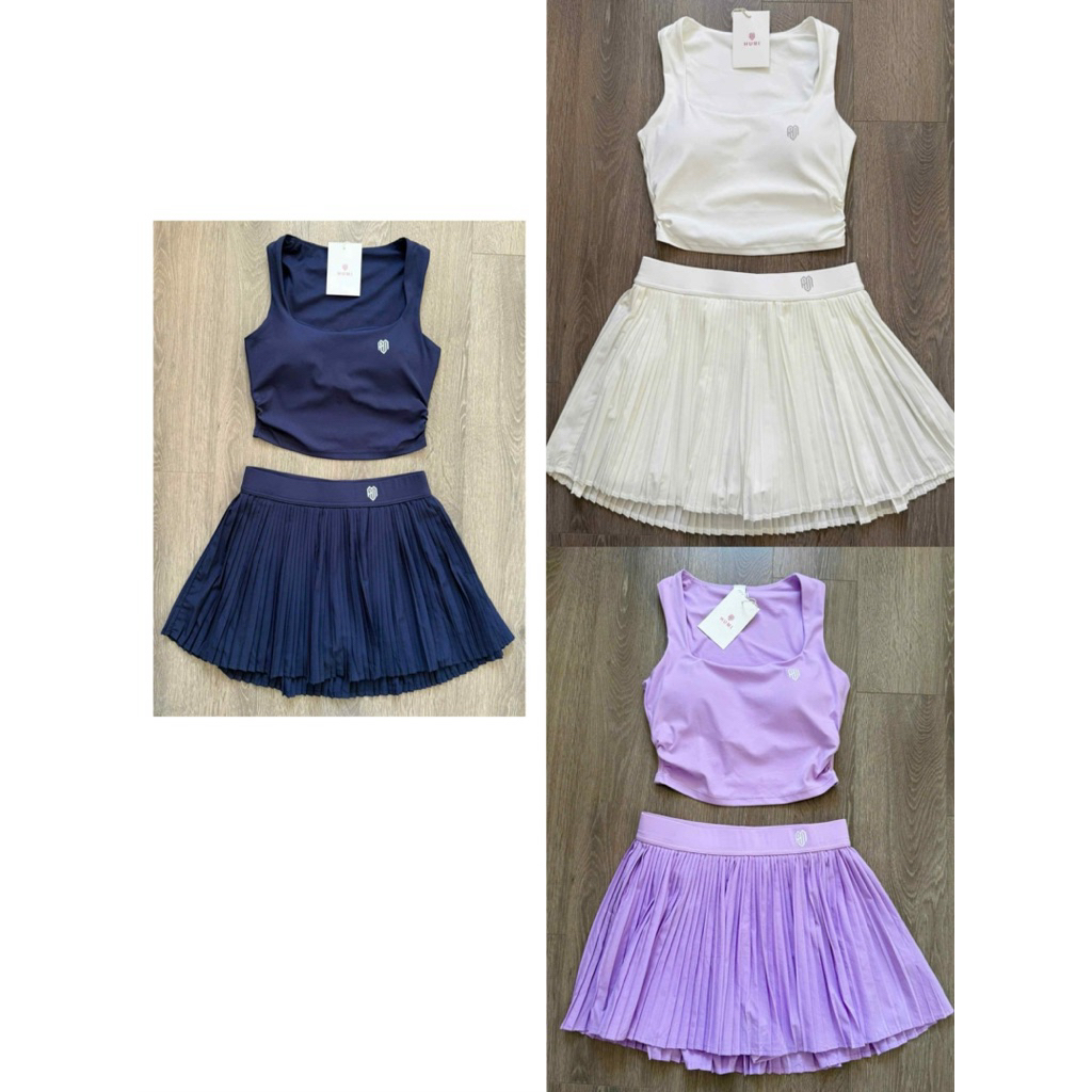 Set Áo Bra Chân Váy Xếp Ly (Form to hơn bình thường 1 size)
