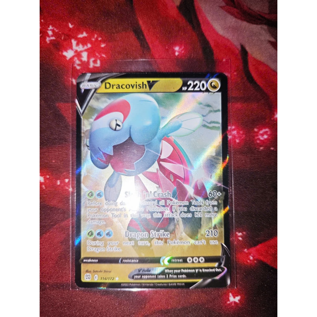 Thẻ bài Pokemon - Dracovish - tiếng Anh - chính hãng Nintendo