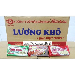  Thùng 100 Gói Lương Khô Công Ty Cổ Phần Bánh Kẹo Hải Châu 60g Loại 1 
