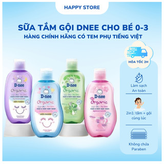  Sữa tắm gội toàn thân Dnee cho bé 0-3 tuổi dịu nhẹ An toàn không kích ứng da 200ml 380ml 800ml 