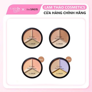  Kem Che Khuyết Điểm Triệt Sắc The Saem Cover Perfection Triple Pot Concealer 