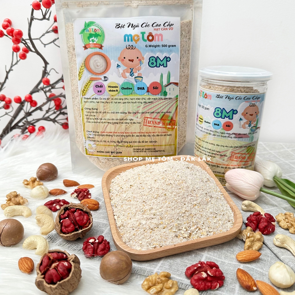 500GRAM BỘT NGŨ CỐC Ă.N D.Ặ.M NẤU CHÁO CÁN BỂ VỠ HOẶC BỘT MỊN NẤU CHÁO