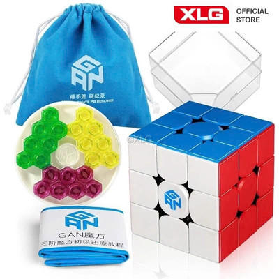 Rubik 3x3 GAN 356 M có nam châm - Rubik Gan Hàng Chính hãng