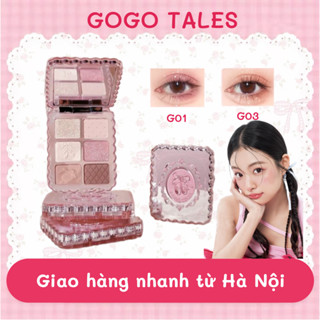  GOGOTALES Bảng Phấn Mắt 6 Ô Vỏ Hồng Ballet Coquette Sweet Pink Ballet Soft phong cách Hàn Quốc 