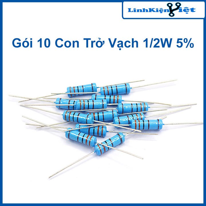 Trở vạch 1/2W 5% 12K → 1M (10 con)