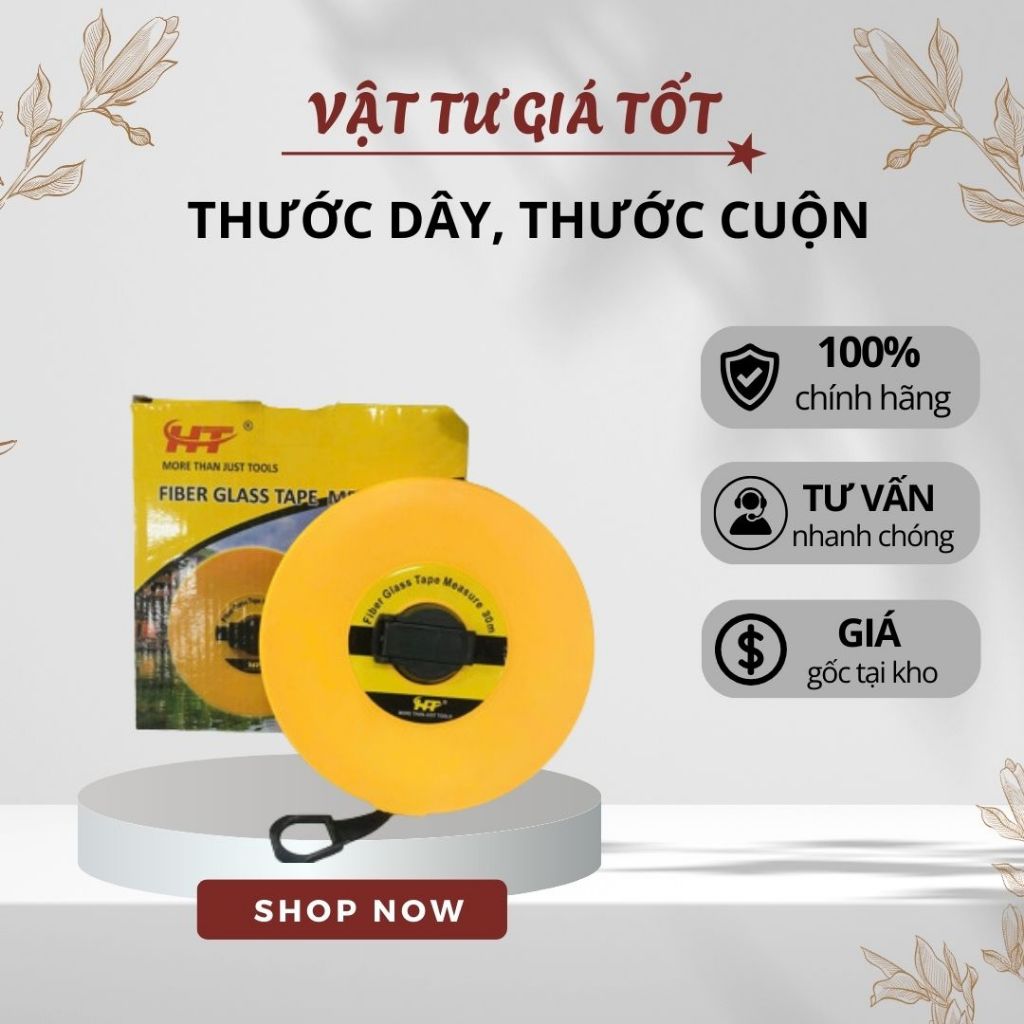 Thước dây, thước cuộn 10m, 20m, 30m, 50m hàng cao cấp chuyên dùng trong đo đạc