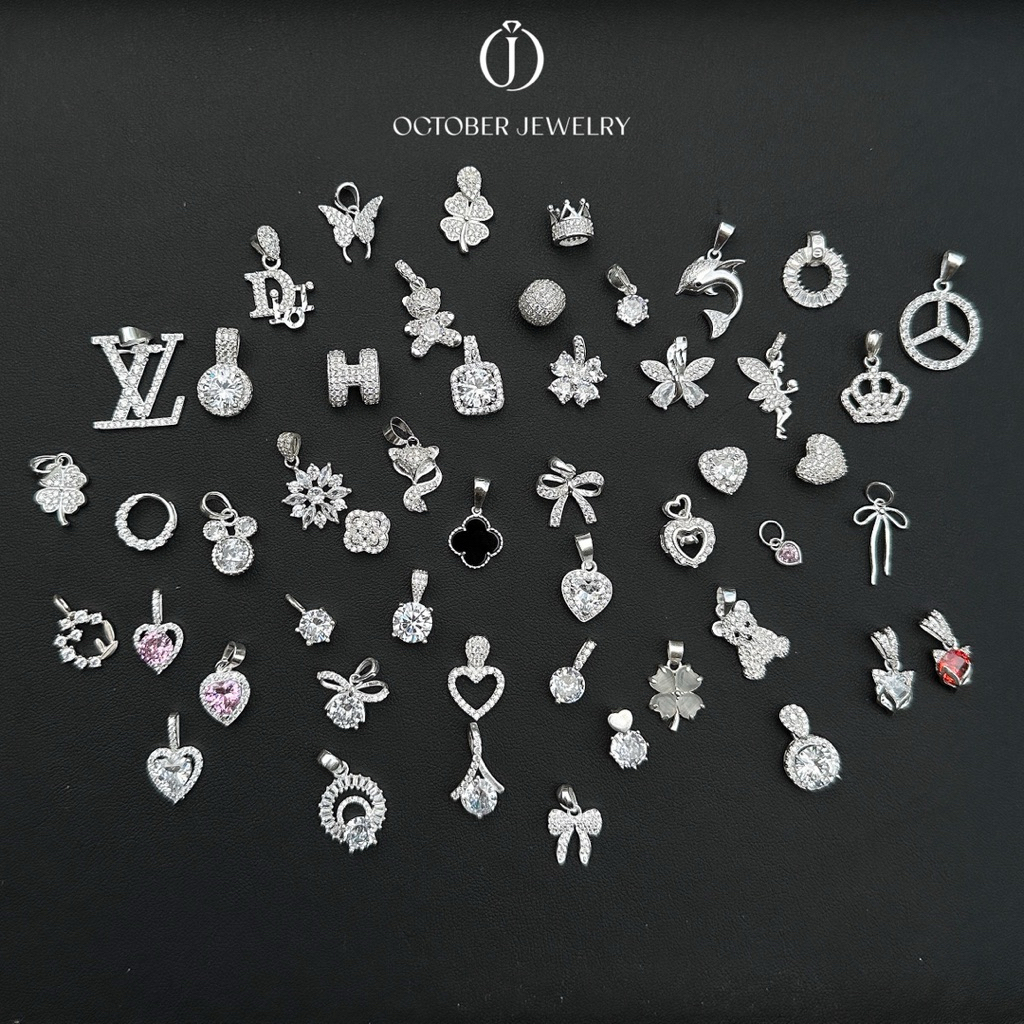 [LINK2] BST các mẫu mặt OCTOBER JEWELRY dây chuyền đơn giản basic bạc thật