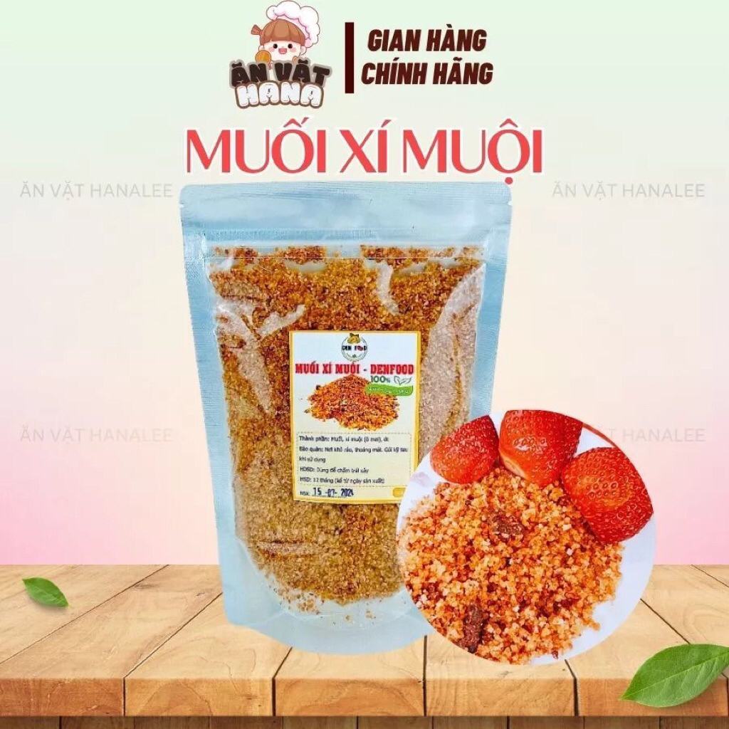 muối ô mai xí muội DENFOOD đặc sản đà lạt 250gr/500gr