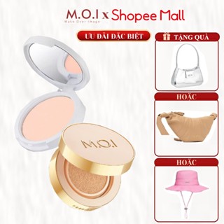 [Tặng quà] Bộ Đôi Phấn Nước Cushion Premium Và Phấn Phủ Powder Hồ Ngọc Hà MOI Cosmetics