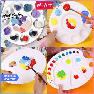   Hỏa Tốc HCM  Khay Pha Màu Mont Marte Palette Các Loại - AMPL0001   MAPL0014   MCG0008   MAPL0007 