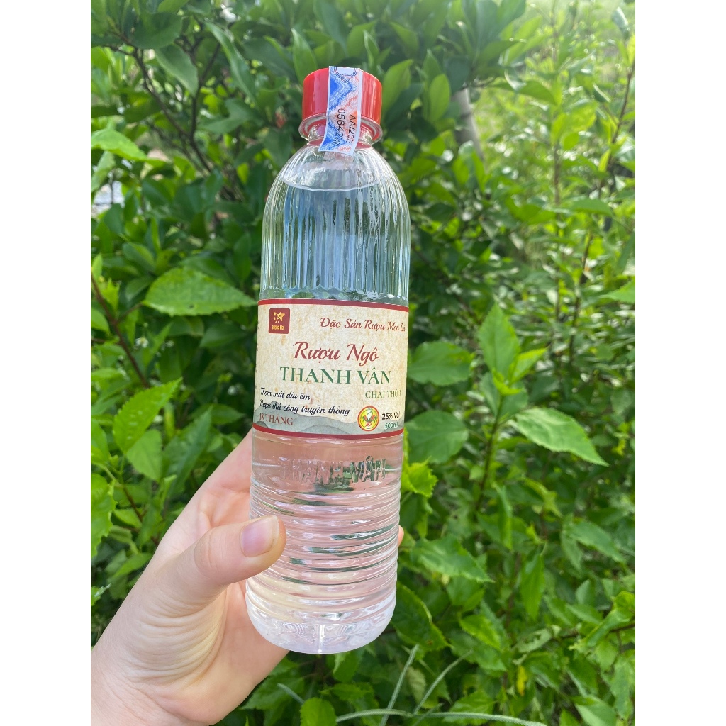 Rượu ngô men lá Hà Giang chai nhựa 500ml 25 độ