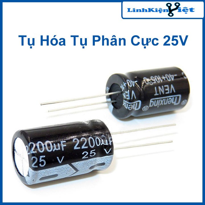 Tụ hóa phân cực 25V đủ giá trị