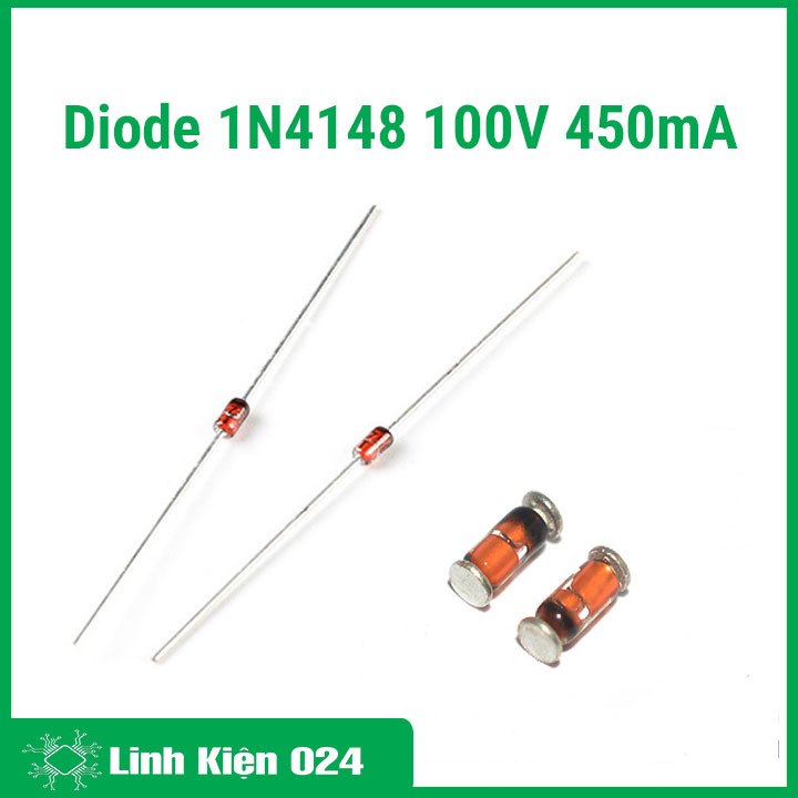 Diode 1N4148 450mA 100V (Gói 10 Con)