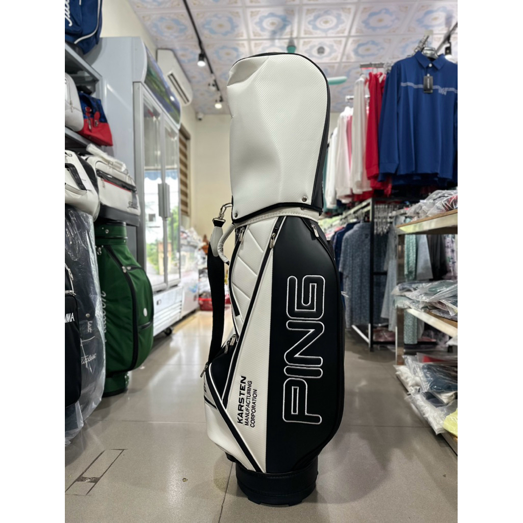Mẫu Mới golfpu Túi-Túi đựng bóng golf nhẹ, thời trang, unisex, gắn trên ô tô, chống nước PING Túi Go