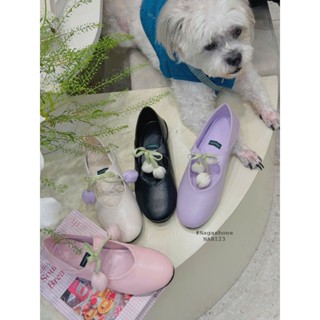 GIÀY BÚP BÊ NAGASHOES ĐÍNH HOA TULIP NAB123