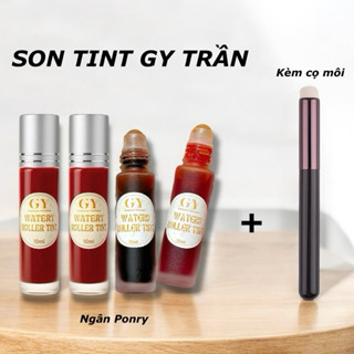 [ Chính hãng GY TRẦN ] Son Tint Bi Lăn Lì , Son Lì Tặng Kèm Cọ Môi