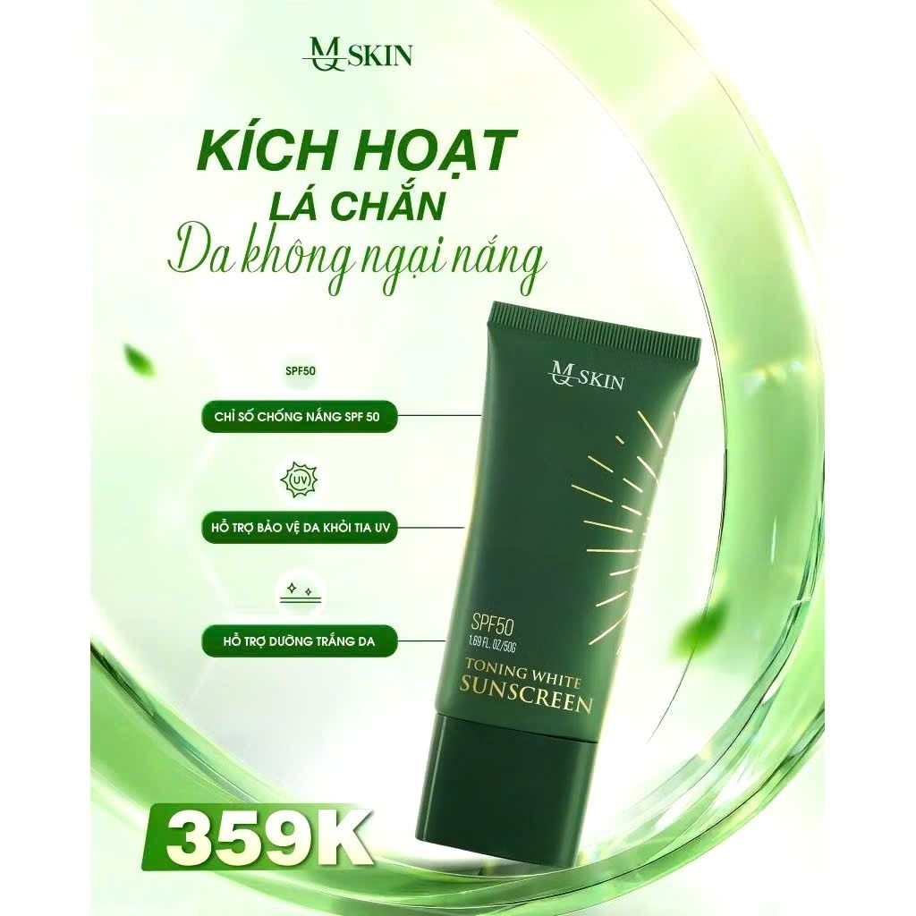 [ Mua 1 tặng 1] Kem Chống Nắng MQSKIN ( Toning White Sunscreen)