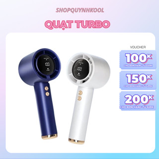 Quạt Cầm Tay Tích Điện DIDOOGLT Pin Trâu 10000mah 5 Tốc Độ Gió Có Màn Hình Led Hiển Thị ( Mẫu Mới 2024 )