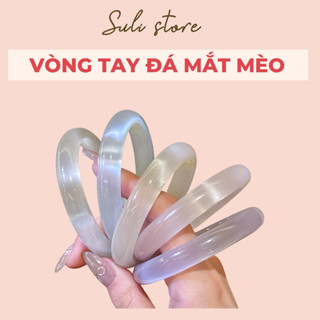  Vòng Tay Bạch Nguyệt Quang Đá Mắt Mèo Nhân Tạo Nhiều Màu Suli store 