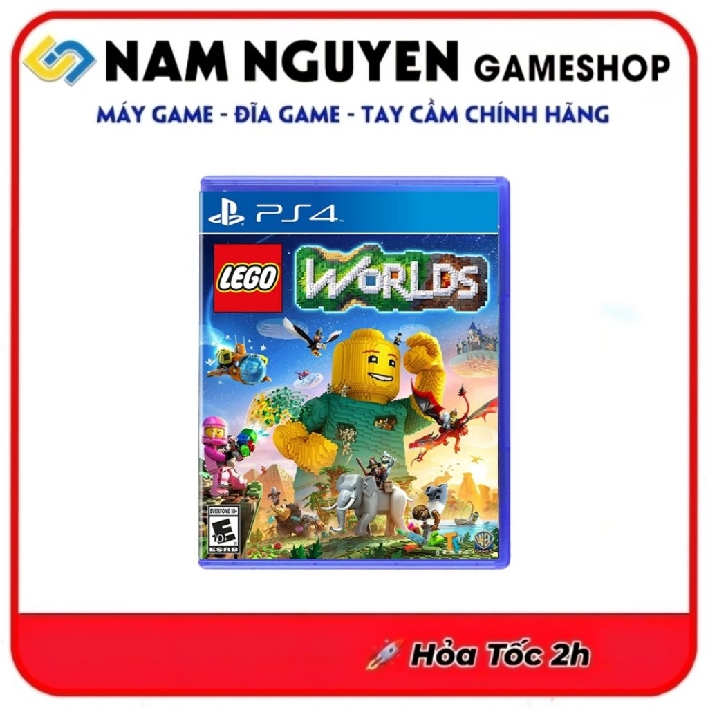 Đĩa Game PS4 | LEGO Worlds (1-2 Players)