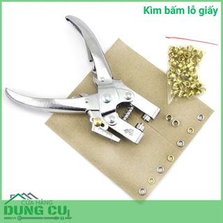 Kìm đục, bấm lỗ giấy kèm khoen