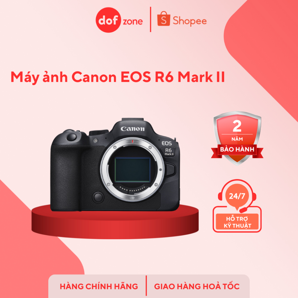 Máy ảnh Canon EOS R6 mark II (Canon R6ii) - Chính hãng BH 24 tháng