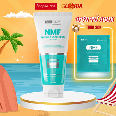 Gel Kiểm Soát Dầu, Phục Hồi Hàng Rào Bảo Vệ Da MD CARE NMF Hydration Concentrate Facial Gel 50ml