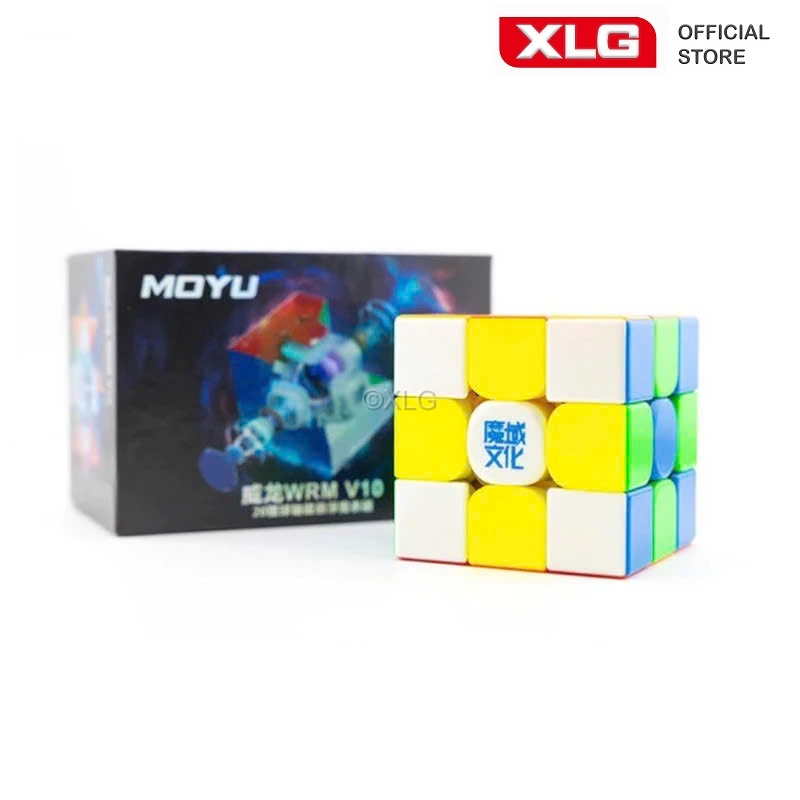 Rubik 3x3 MoYu Weilong WRM V10 Magnetics 3x3 Stickerless có nam châm cao cấp