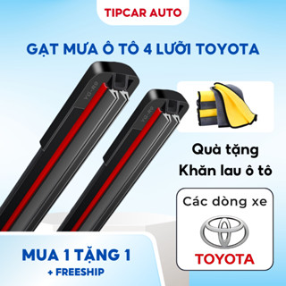  Gạt Mưa Ô Tô Toyota 4 Lưỡi Thay Thế Dễ Lắp Đặt Gạt Mưa Toyota Vios Camry Altis Fortuner Innova Veloz 