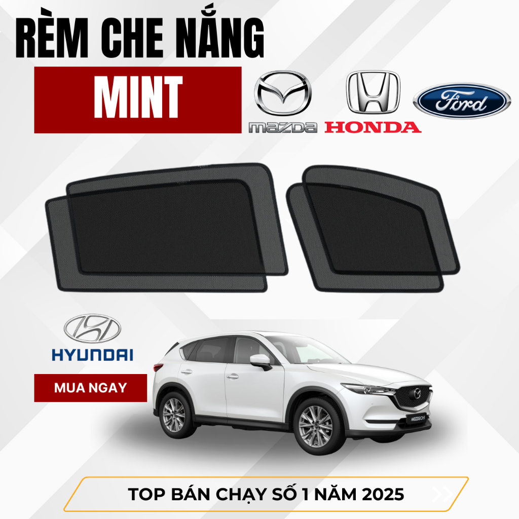 Rèm Che Nắng cho các dòng xe Hyundai, Mazda, Ford, Honda