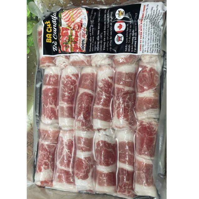 BA CHỈ BÒ NHẬP KHẨU EXCEL 500g (đợt này bò khan hơi mỡ)