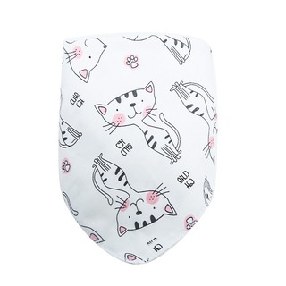 combo 4 khăn yếm cotton bé gái có cúc bấm