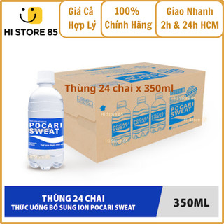 [Thùng 24chai x 350ml] Nước khoáng bù điện giải bổ sung i-on POCARI SWEAT _chai 350ML >Hi Store 85<