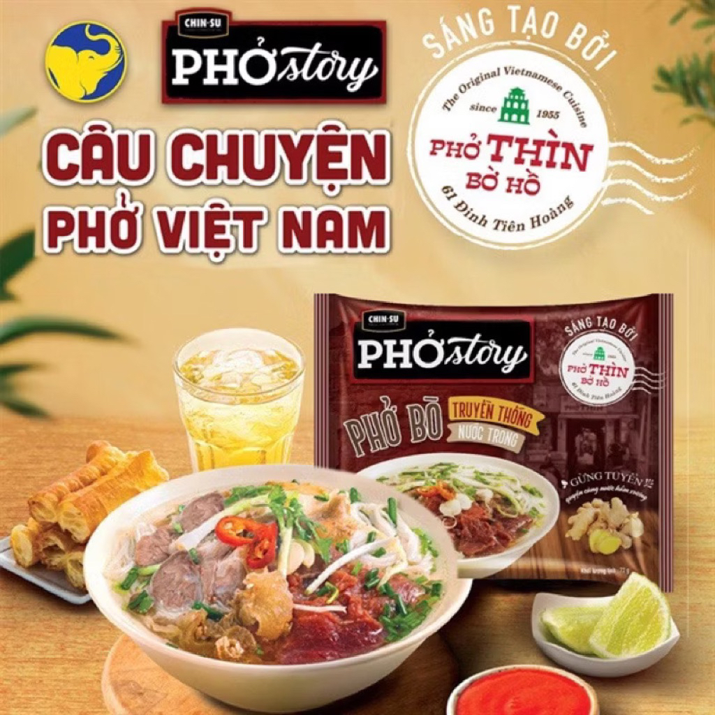 Goi Phở Thìn Bờ Hồ Story Chinsu vị bò gói