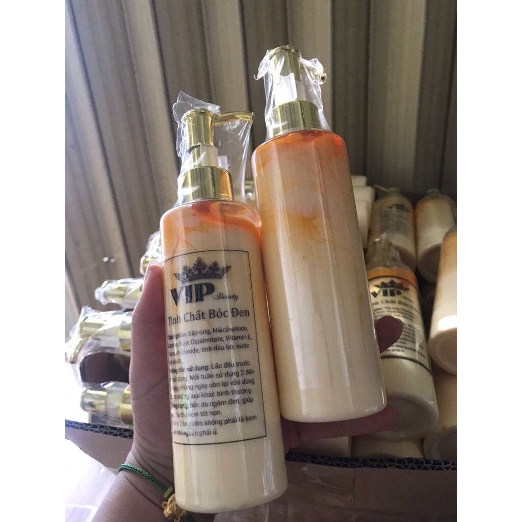 Tinh chất bóc đen Vip X3 chất kem body dưỡng trắng da dùng body