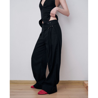 MOODSWINGS - Bộ Áo Yếm & Quần tây dài linen WRAPPED LINEN PANTS & HALTER LINEN TOP