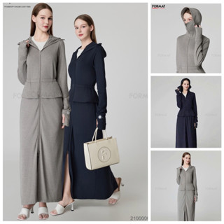 Áo Choàng Chống Nắng Nữ Format Chất liệu Cotton Làm Mát, Khóa Kéo Có Mũ, Che Mặt