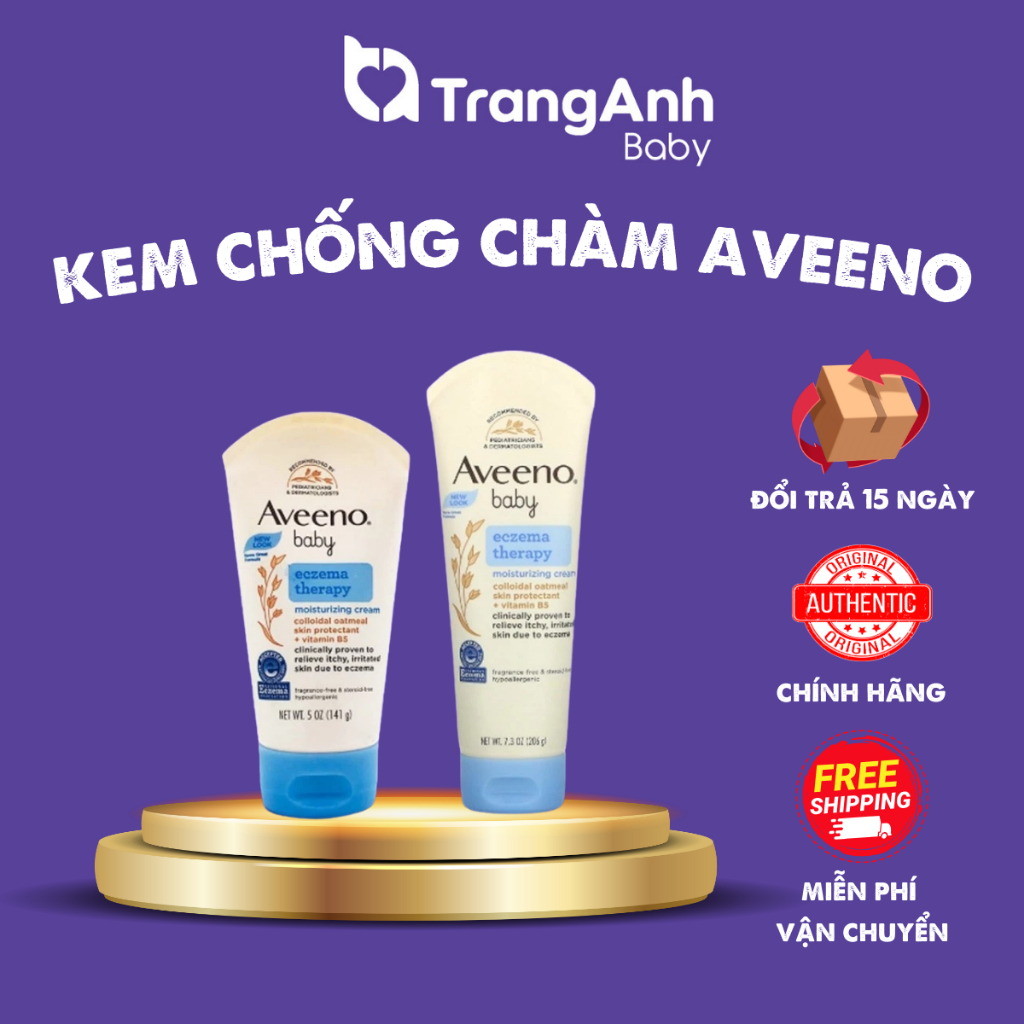 Kem chống chàm, nẻ Aveeno Baby Eczema cho bé từ sơ sinh
