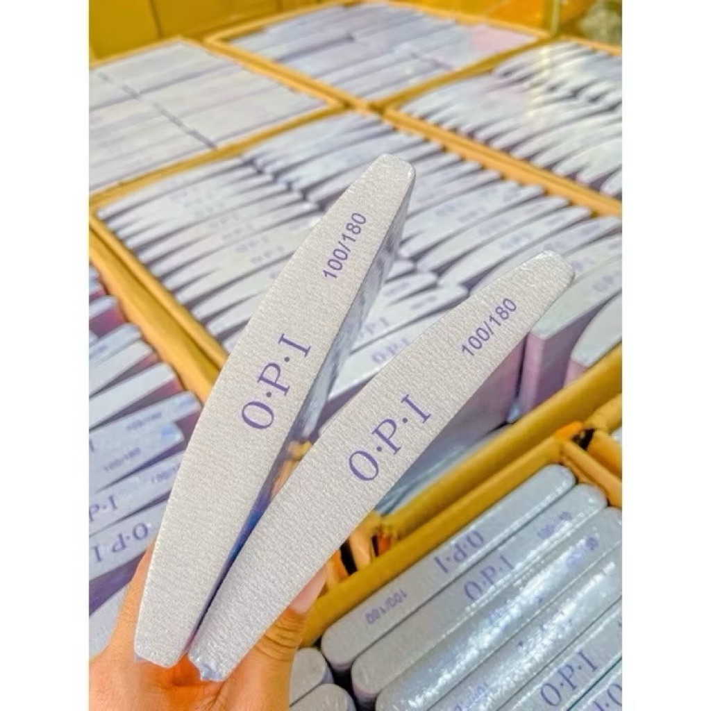 Dụng cụ dũa móng tay loại mỏng, dùng trong ngành nails, từ nhựa EVA và giây cát. Dũa móng OPI dày đủ 5 mẫu