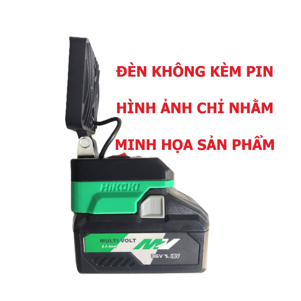 Đèn LED siêu sáng HIKOKI có USB QC3.0 sạc nhanh