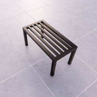   Thép 20mm  Kệ thép Dài 40cm Rộng 20cm Cao  10-15-20 cm 4 nan - Giá để chậu cây 