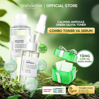 [Combo] Toner MEIDEME Green Salvia Treatment Toner 200ML + Tinh chất phục hồi da MEIDEME GREEN SALVIA CALMING