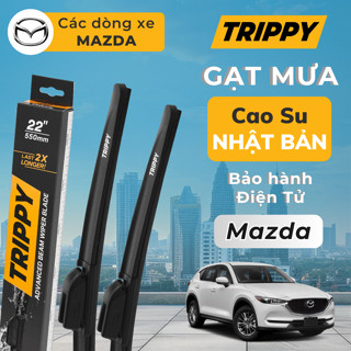 Cặp Gạt mưa ô tô MAZDA - Lưỡi gạt Nhật Bản nhập khẩu - Chính hãng TRIPPY - Bảo hành điện tử - Gạt mưa Mazda