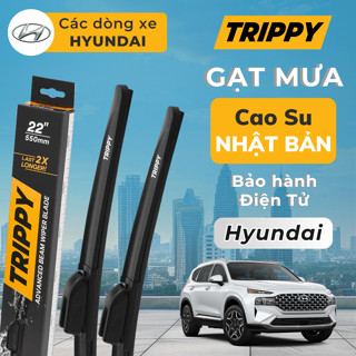 Cặp Gạt mưa ô tô HYUNDAI - Lưỡi gạt Nhật Bản nhập khẩu - Chính hãng TRIPPY - Bảo hành điện tử - Gạt mưa Hyundai