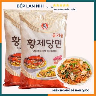 Miến hoàng đế làm bằng khoai lang nhập khẩu Hàn Quốc Organic King Vermicelli túi 1kg