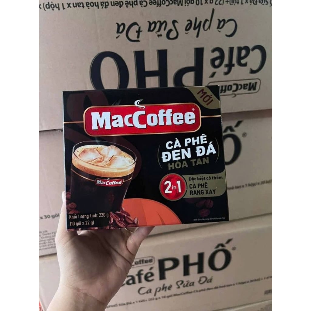 MACCOFFEE CÀ PHÊ ĐEN ĐÁ – ĐẬM ĐÀ, SẢNG KHOÁI