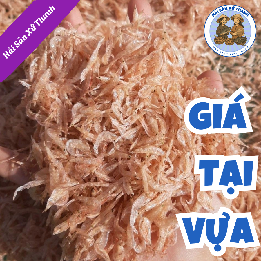 Tép Biển Moi Ruốc Biển Sấy Khô - Không Sạn Cát - Tiện Chế Biến - Đặc Sản Biển