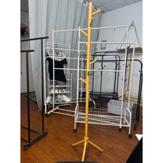 CÂY TREO QUẦN ÁO GỖ 8 NHÁNH
