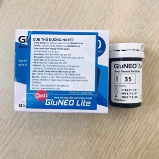 ✅ Que thử đường huyết Gluneo Lite ( KHÔNG tặng kèm kim )