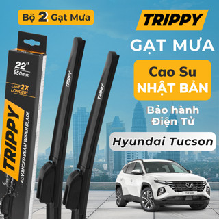 Cặp Gạt mưa Hyundai TUCSON - Lưỡi gạt Nhật Bản nhập khẩu - Chính hãng TRIPPY, Bảo hành điện tử - Gạt mưa Tucson